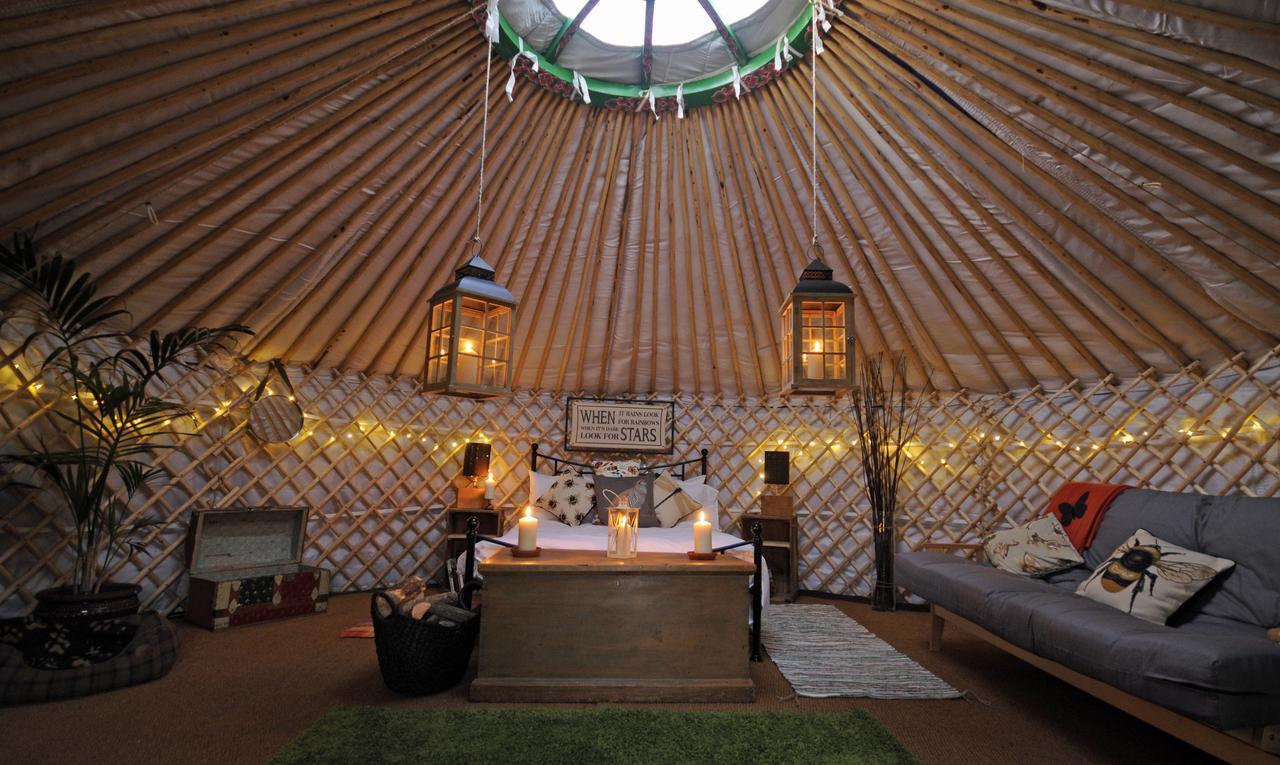 Hotel Glamping On The Hill Mells Exteriér fotografie